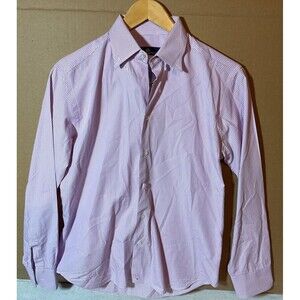 Eredi Pisano Men’s Long Sleeve Button Down Shirt Size 39 Striped